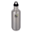 Klean Kanteen Classic w/ Loop Cap, 40oz, Stainless, Silver, 18/8 Stainless Steel, Polyprop, KK-43380