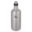Klean Kanteen Classic w/ Loop Cap, 64oz, Brushed Stainless, Silver, 18/8 Stainless Steel, Polyprop, KK-43427