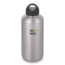 Klean Kanteen Classic W/M w/ Loop Cap, 64oz, Stainless, Silver, 18/8 Stainless Steel, Polyprop, KK-43656