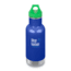 Klean Kanteen Insulated Kid Classic W/ Loop Cap, 12oz, Cstl, Coastal Waters, 18/8 Stainless Steel, Polyprop, KK-44110