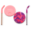 Klean Kanteen Straw Lid For Kid Cup - 2 Pack, Pink Tie Dye, 1010253