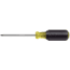 Klein Tools #2 Square Screwdriver, 4In Round Shank, Orange/Black, 662