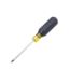 Klein Tools #2 Square Screwdriver, 4In Round Shank, Orange/Black, 662