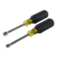 Klein Tools 2Piece Nut Driver Set, Magnetic Nut Drivers, 3In Shafts, Black/Yellow, 630M