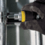 Klein Tools 6in1 Multi-Bit Ratcheting Screwdriver, Stubby, Ph, Sl, Sq, Nut Bits, Black/Yellow, 32594
