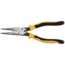 Klein Tools All-Purpose Needle Nose Pliers, Spring Loaded, Cuts, Strips, 8.5In, Yellow/Black, J206-8C