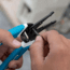Klein Tools Klein-Kurve Wire Stripper/Cutter, 8-20 AWG, Blue/White, K11095