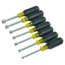 Klein Tools Magnetic Nut Driver Set, 3In Shaft, 7Piece, Black/Yellow, 631M