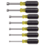 Klein Tools Magnetic Nut Driver Set, 3In Shaft, 7Piece, Black/Yellow, 631M