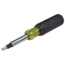 Klein Tools Multi-Bit Screwdriver/Nut Driver, 10in1, Heavy Duty, Black/Yellow, 32557