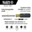 Klein Tools Multi-Bit Screwdriver/Nut Driver, 10in1, Heavy Duty, Black/Yellow, 32557