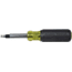 Klein Tools Multi-Bit Screwdriver/Nut Driver, 10in1, Heavy Duty, Black/Yellow, 32557