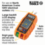 Klein Tools GFCI Receptacle Tester w/LCD, Orange/Black, RT250