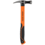 Klein Tools Straight-Claw Hammer, 18oz, 15In, Orange/Black, H80718
