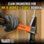 Klein Tools Straight-Claw Hammer, 18oz, 15In, Orange/Black, H80718