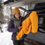 Klymit Nest Cold Weather Sleeping Bag Liner, Orange, Large, 13NCOR01C