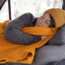 Klymit Nest Cold Weather Sleeping Bag Liner, Orange, Large, 13NCOR01C