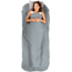 Klymit Nest Warm Weather Sleeping Bag Liner, Grey, Large, 13NWGR01C