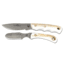 Knives of Alaska Alpha Wolf D2, Muskrat Combo Stag Handle Knives, Natural, 00363FG