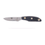 Knives of Alaska Badger Fixed Blade Knife, 2.64in, D2 Tool Steel, Drop Point Blade, Santoprene, Black Handle, 00040FG