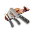 Knives of Alaska Brown Bear, Light Hunter, Cub Bear Combo, Suregrip Handle, Black 00030FG