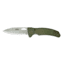 Knives of Alaska Eagle Liner Lock S30V Folding Knife, G10 Handle, Layered Olive Drab/Black 00791FG