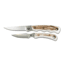 Knives of Alaska Jeager D2 Cub Combo Knives, Stag Handle, Natural, 00255FG