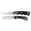 Knives of Alaska Jeager D2 Muskrat Combo Knives, Suregrip Handle, Black, 00257FG
