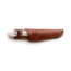 Knives of Alaska Legacy Fixed Blade Knife, 3.25in, CPM-S30V Stainless Steel, Drop Point Blade, Stag, Brown And White Sculpted Bone Handle, 00961FG