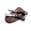 Knives of Alaska Muskrat / Cub Bear Combo Fixed Blade Knives, 2.25in / 2.75in, CPM-S30V Stainless Steel, Round Point/Caping Blade, Santoprene, Black Handle, 00102FG
