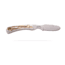 Knives of Alaska Muskrat / Cub Bear Combo Fixed Blade Knives, 2.25in / 2.75in, CPM-S30V Stainless Steel, Round Point/Caping Blade, Stag, Brown And White Sculpted Bone Handle, 00103FG