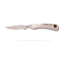 Knives of Alaska Muskrat / Cub Bear Combo Fixed Blade Knives, 2.25in / 2.75in, CPM-S30V Stainless Steel, Round Point/Caping Blade, Stag, Brown And White Sculpted Bone Handle, 00103FG