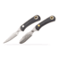 Knives of Alaska Muskrat/Cub Bear Combo Fixed Blade Knives, 2.25in/2.75in, Magnacut Stainless Steel, Round Tip/Caping Blade, Suregrip, Black, 00105FG