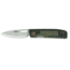 Knives of Alaska Onyx Liner Lock S30V Folding Knife, G10 Handle, Layered Olive Drab/Black, 00795FG
