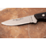 Knives of Alaska The Classic Hunter Fixed Blade Knife, 3.75in, CPM MagnaCut Stainless Steel, Drop Point Blade, Santoprene, Black Handle, 00050FG