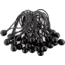 Kotap Black Ball Bungee, 6in, Black, 25Pk, BB-6B