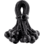 Kotap Black Ball Bungee, 6in, Black, 25Pk, BB-6B