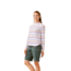 Krimson Klover Sara Long Sleeve Sunshirts - Womens, Stripe, Small, S23145-655-S