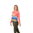 Krimson Klover Sara Long Sleeve Sunshirts - Womens, Sunburst Coral, Small, S23145-692-S