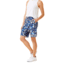 Krimson Klover Sienna 11in Inseam Shorts - Womens, Floral S. Blue, Extra Small, S23103-658-XS