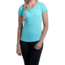Sora Short Sleeve Top - Womens -Aquamarine-Small