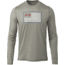 Kuiu Outlet Patriot Ram Flag AP Tech Long Sleeves T-Shirt - Mens, Bone, 3XL, 98118-BN-3XL