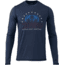 Kuiu Ram Star AP Tech Long Sleeves T-Shirt - Mens, Steel Blue, 3XL, 98128-SB-3XL
