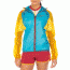 La Sportiva Briza Windbreaker Jacket - Women's, Malibu Blue/Yellow, Large, K63-602100-L