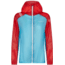 La Sportiva Briza Windbreaker Jacket - Womens, Malibu Blue/Hibiscus, Large, Q09-602402-L