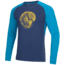 La Sportiva Cross Section Long Sleeve - Mens, Night Blue/Crystal, Large, N77-629635-L