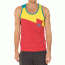 La Sportiva Dude Tank - Men's, Cardinal Red/Lemonade, Small, H42-307106-S