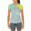 La Sportiva Push T-Shirt - Women's, Stone Blue/Jade Green, Small, I86-904704-S