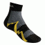 La Sportiva Short Distance Socks, Black/Yellow, Large, 29U-BY-L