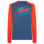 La Sportiva Stripe Evo Long Sleeve - Mens, Opal/Poppy, Extra Large, N38-618311-XL